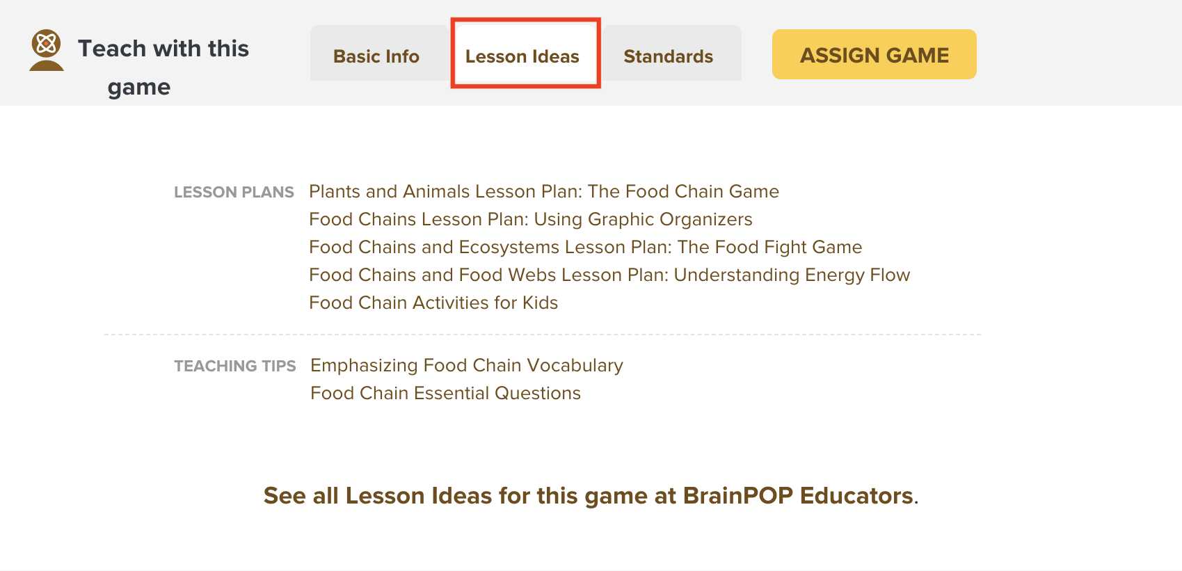 Food Fight - GameUp - BrainPOP.