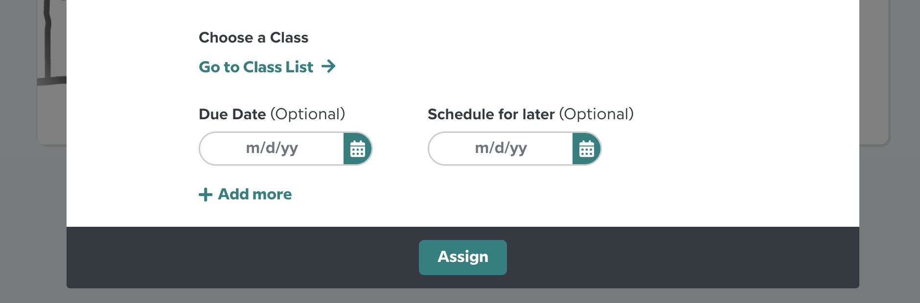 Quick Assign Select Class and Add More topics.png