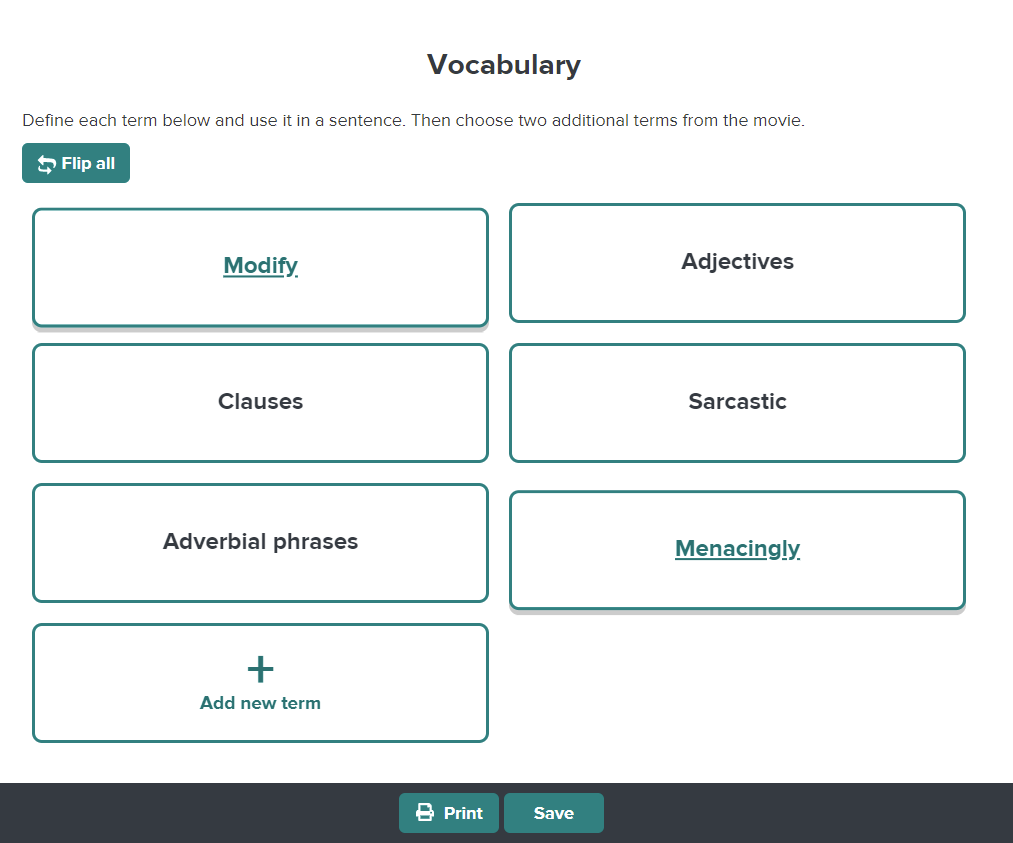 vocabulary-help-center